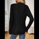 thumbnail image 5 of Suéter de Punto Suave para Mujer, Top Informal Elegante de Otoño Negro L, 5 of 8