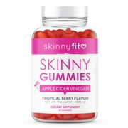 SkinnyFit Skinny Gummies - Apple Cider Vinegar Gummies Dietary Supplement, 60 Count