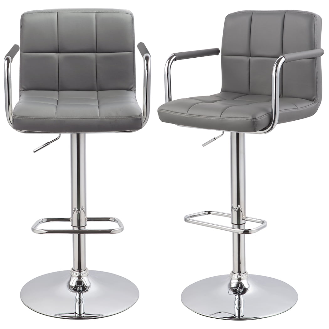 Barstools Home Bar Furniture BestOffice Modern Set of 2 Barstools ...