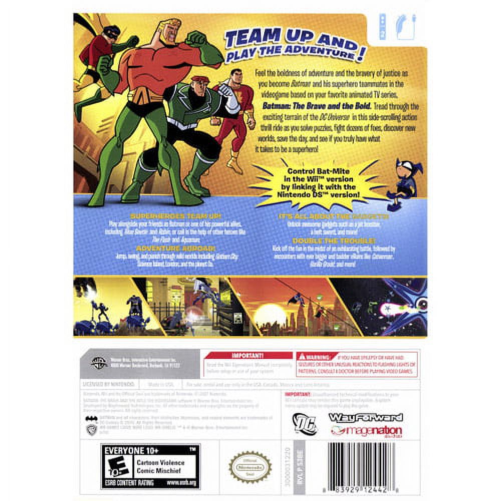 Batman: The Brave and the Bold - Nintendo Wii Warner Bros. - image 2 of 7