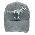 thumbnail image 2 of Boys' Skull Dinosaur Hat Washed Vintage Embroidered Baseball Cap, 2 of 4
