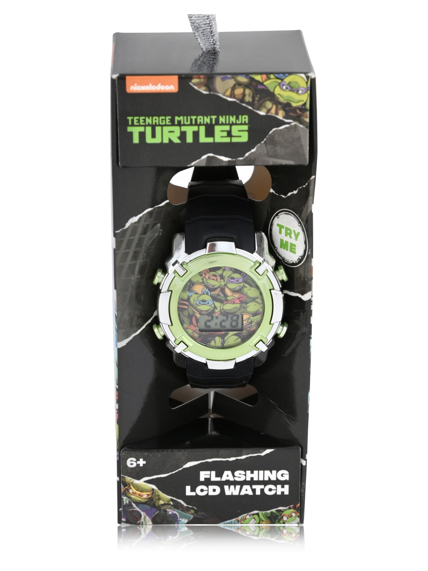 TMR4136WM Teenage Mutant Ninja Turtles Kids Flashing Lights LCD