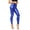 Blue, variant on Women's Versatile Metallic Finish Skinny Fit Pants, Colorful Shiny Leather Leggings Sky Blue M