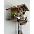 thumbnail image 5 of 12 Melody Quartz Cuckoo Clock - Heidi's Chalet with Revolving Figures, 5 of 7