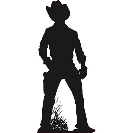 Cowboy Silhouette Standee - Walmart.com