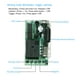 thumbnail image 5 of control remoto,Controlador Unidireccional Dc12V 433Mhz 1 Tecla de Control Remoto Interruptor de Control de Acceso TOMSHOO con 5 controles remotos, 5 of 7