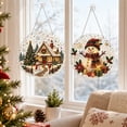 thumbnail image 4 of StlyGar Christmas Pearl Painting Suncatcher DIY Kit,acrylic hanging craft with pearl and rhinestone details, holly, presents and metal chain A Snowman, 4 of 8