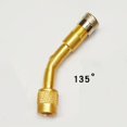 thumbnail image 1 of Tyre Valves Inflation Extension Tube 45/90/135 Degree Adapter Car Motorcycle 135°, 1 of 5