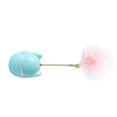 thumbnail image 3 of Interactive Kitten Feather Toy, Cartoon Bell Design Kitten Teaser Toys 360 Degree Rotation  for Outdoor for Kittens Dusty Pink,Mint Green, 3 of 8