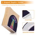 thumbnail image 5 of Yayeee Napkin Holder for Table Kitchen Paper Tissue Organization, Purple UFO, 5 of 8
