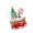 A, variant on Electric Motorized Snow Globes with Glowing Snowman/Santa Figure Crystal For Festival Home Decorations