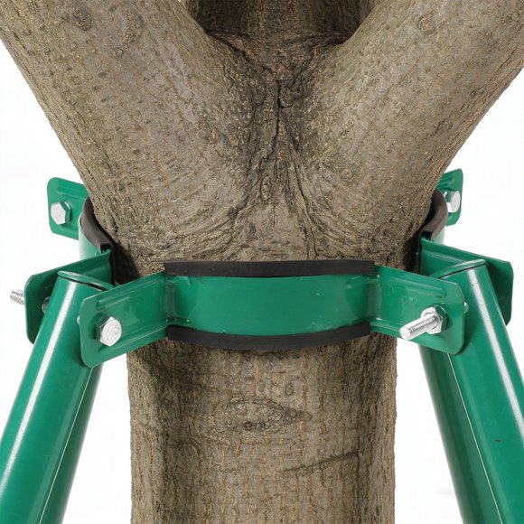 COSMOBETTY 1Jgo Bastidor Metálico Para Fijación De Árbol Soporte Estable Para Plantas En Exteriores