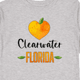 thumbnail image 4 of Inktastic Clearwater Florida Orange in Heart Boys or Girls Long Sleeve Toddler T-Shirt, 4 of 5