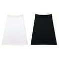 thumbnail image 4 of Women's Solid Color Underskirt Knee Length Slip Skirt with Floral Lace Waistband for Layering and Privacy Protective, 4 of 9