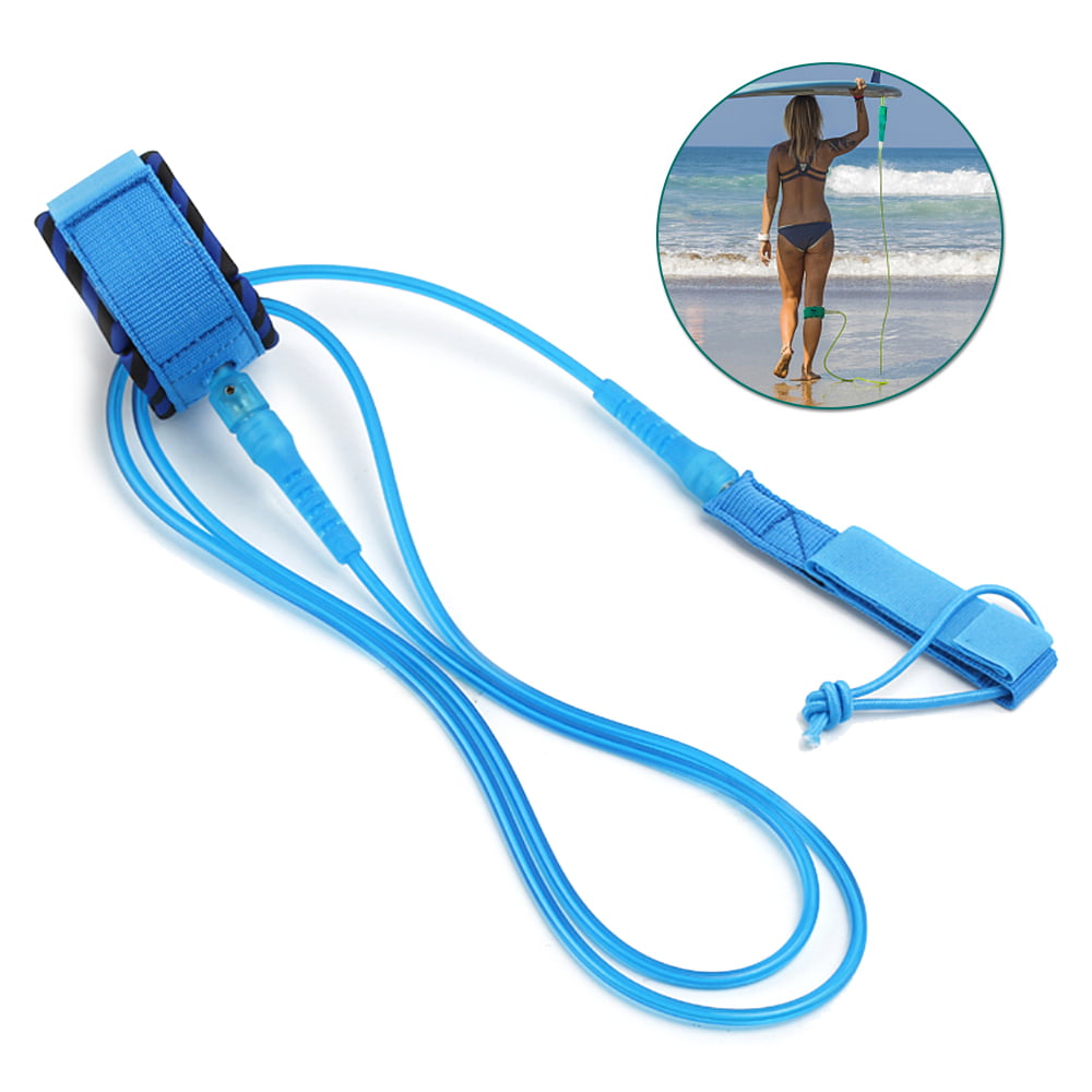 Surf Leash paddle board leash Surfing Surfboard Leash Smooth Steel Swivel Surfing Leg Rope Paddleboard Leash 6FT/8FT/10FT 