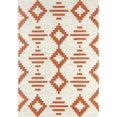 thumbnail image 2 of Abani Casa Collection Cream Orange 8' x 10' Pixel Diamonds Modern Area Rug, 2 of 5