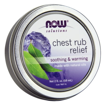 Chest Rub Relief Now Foods 2 oz Liquid (Best Food For Chest Cold)