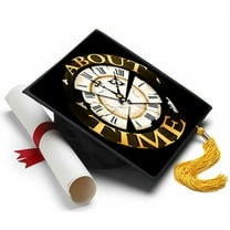 About Time Grad Cap Tassel Topper