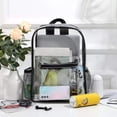thumbnail image 3 of Mochila Escolar MR. GADGETS transparente Detalle en azul, 3 of 7