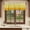 Yellow, variant on Black Grey Ombre Valances for Windows, Decorative Rod Pocket Window Valance Curtains, Modern Abstract Art Texture Short Curtain Drapes for Kitchen/Bathroom/Living Room, 2 Panels, 60" W x 18" L