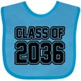 thumbnail image 3 of Inktastic Class of 2036 in Black Outlined Text Boys or Girls Baby Bib, 3 of 4