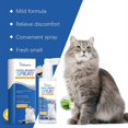 thumbnail image 3 of Cat anal gland deodorizing spray, freshening and deodorizing cat post-poop cleaning spray, 3 of 4