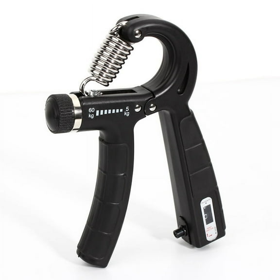 JONHASOO Fitness equipment adjustable count spring handle grip finger rehabilitation training grip black