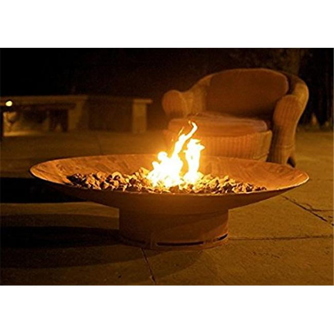 AsiaMLS250NG 72 in. Asia Match Lit Fire Pit, Natural Gas