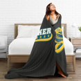 thumbnail image 5 of Coker University Logo Fleece Blanket, Very Soft Microfiber Flannel Blanket for Couch Warm and Cozy for All Seasons, 5 of 6