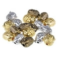 thumbnail image 6 of HOMYL 4x18 Pieces Buddha Head Shape Loose Beads Jewelry Making Charms Accessories 4 Pcs, 6 of 8