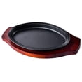 thumbnail image 2 of simhoa Cast Iron Steak Plate Durable Fajita Server Plate for Kitchen Home Stovetops M, 2 of 8