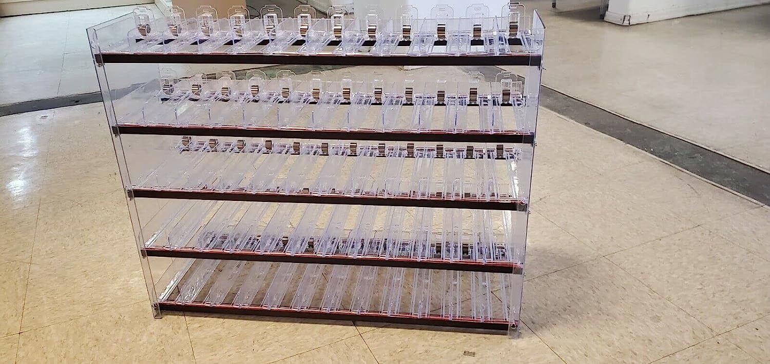 NEW 660 Box Cigarette Display Case Push Tray Commercial Retail Tobacco Auto Feed Showcase