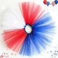 thumbnail image 5 of YunPes Independence Day Girls American Flag Tutu Pleated Tulle Pleated Skirt Winter Vest for Baby Girl, 5 of 5