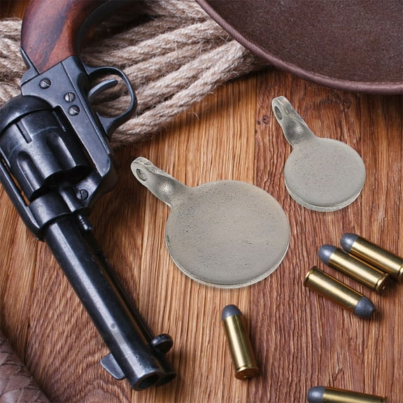 Supvox 6-Pack Small Steel Shooting Dark Grey for Outdoor Training and Practice Sessions