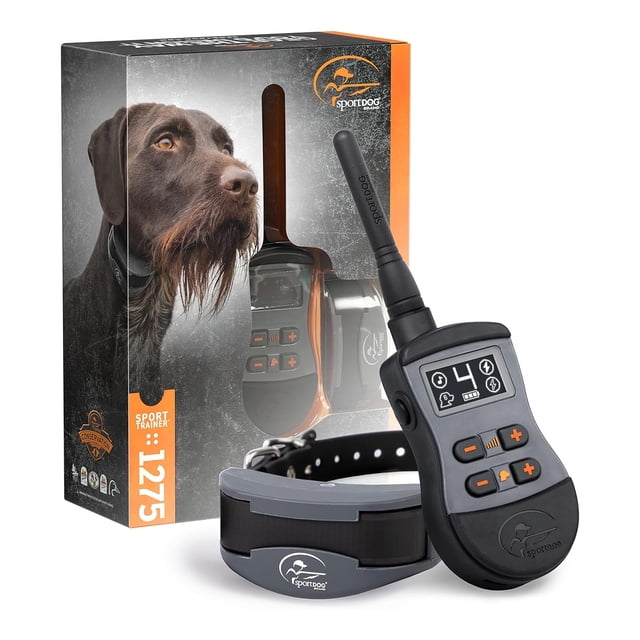 Entrenador para perros SportDOG 1275 resistente al agua, alcance de 1,2 km, pantalla OLED