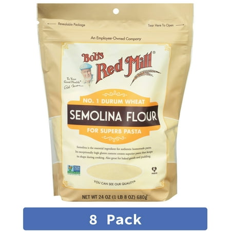 Bob s Red Mill Semolina Flour 24 oz (Pack of 8)
