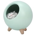 thumbnail image 1 of M Buder Lámpara de Noche de Gato Lindo LED Luz Nocturna Casa de Mascotas Iluminación Dormitorio Atmósfera Verde, 1 of 9