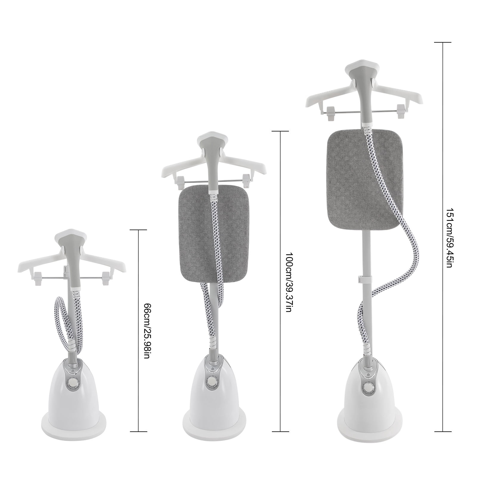DUYIWAA Professional Garment Steamer Standing Steamer Clothes Steaming Wrinkle Remover with Ironing Board