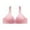 Pink, variant on Loopsun Plus Size Bras for Women, Womens Embroidered Glossy Comfortable Breathable Bra Underwear No Rims Black 42