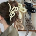 thumbnail image 4 of 13cm Acrylic Hair Clips For Women Hairpin Matte Wave Hair Claw Clip Hair Accessories Girls Headwear 4 Colors New, 4 of 9
