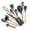 Gray, variant on YMARPT 14PCS Kitchen Cooking Utensils Set, Silicone Kitchen Utensil Set, Non-Stick Silicone Kitchen Utensil Set With Wooden Handles and Holder, Kitchen Gadgets Tools Set for Cookware