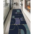 thumbnail image 2 of Gift For Her Rug, Modern Shapes Rugs, Modern Rug, Nursery Rug, Modern Purple Rug, Cool Rug, Abstract Rug, Front Door Rug, Printed Rug, 5.9'x9.2' - 180x280 cm, 2 of 7
