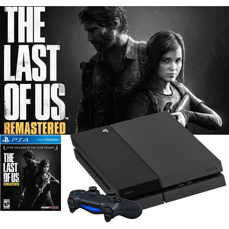 Restored Sony PlayStation 4 PS4 500GB with The Last of Us: Remastered Game (Refurbished)