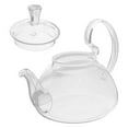 thumbnail image 4 of pitrice Glass Teapot with Tea Infuser Hanger Clear Flower Teapot Large Handle Tea Kettle Tea Pot, 4 of 9