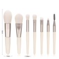 thumbnail image 2 of Juego De 7 Brochas De Maquillaje, Brochas Cosméticas Profesionales, Brocha Para Sombra De Ojos, Juego De Brochas Correctoras Advancent CE008459-03, 2 of 6