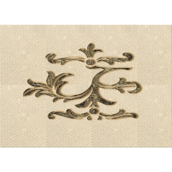 Ahgly Company Indoor Rectangle Patterned Peru Brown Area Rugs, 5' x 7'