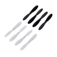thumbnail image 1 of 10 pares de cuchillas de repuesto para mini drones, adecuadas para el juego de hélices de cuadricóptero universal modelo H107, 1 of 8