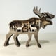 thumbnail image 1 of Manualidades de madera para Navidad, animales del bosque creativos, decoración del hogar, adornos de alce y oso pardo, 1 of 6