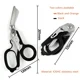 thumbnail image 4 of Tijeras de respuesta de emergencia médica plegables 6 en 1, Kit de primeros auxilios, tijeras, alicates tácticos, herramienta EDC de supervivencia al aire libre, 4 of 5