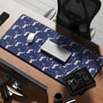 thumbnail image 2 of Long Mouse Pads for Desk,Dark Blue Cartoon Cat Unicorn (2) Desk Mats on Top Of Desks, Desk Mouse Pad Extra Large with 3mm Non-Slip Base and Stitched Edge for Gaming,Work,Home 35.4"x15.7", 2 of 5